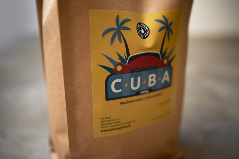 Cuba, pražiareň kávy Čierna Perla , Black Pearl